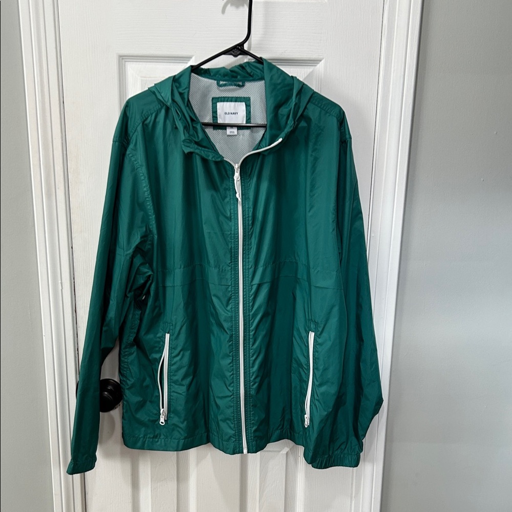 Old Navy Green Windbreaker Jacket